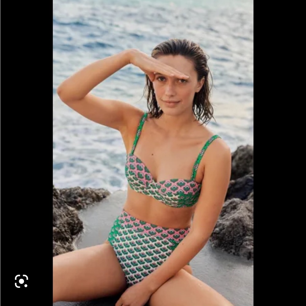 Boden Portofino Bikini Top and High-waisted Bottom